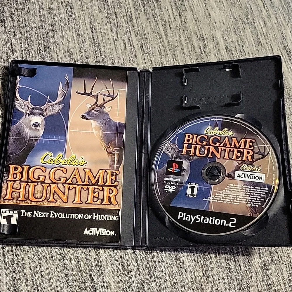 Cabela's Big Game Hunter for the PlayStation 2 Book Included
